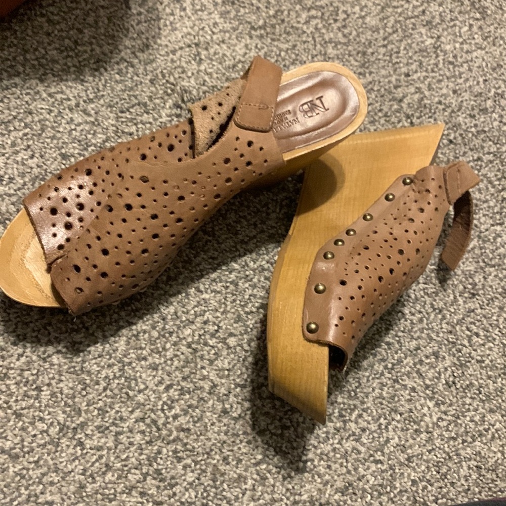 Leather nice shoes